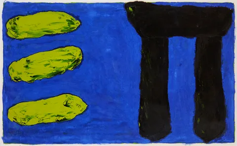 John Cronin, UNTITLED, oil and gouache on canvas