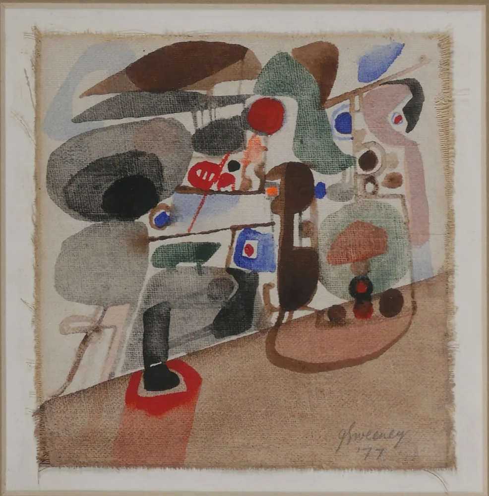 Joe Sweeney, ABSTRACT, 1977, oil on canvas