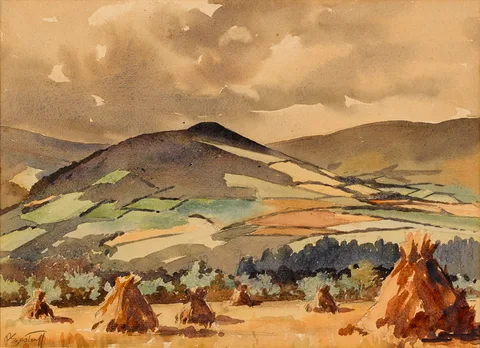 Paul Egestorff, NEAR ENNISKERRY, COUNTY WICKLOW, watercolour