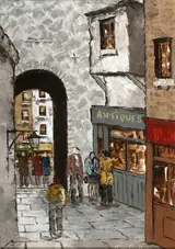 Tom Cullen, MERCHANT'S ARCH, TEMPLE BAR, DUBLIN