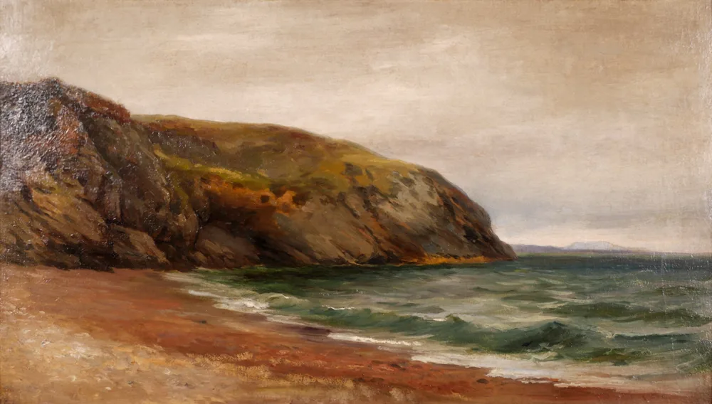 COASTAL LANDSCAPE by Alexander Williams, oil on board, offered Apr 2017
