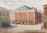 Joseph William Carey, CORNMARKET AND THE OLD THEATRE, BELFAST 1840