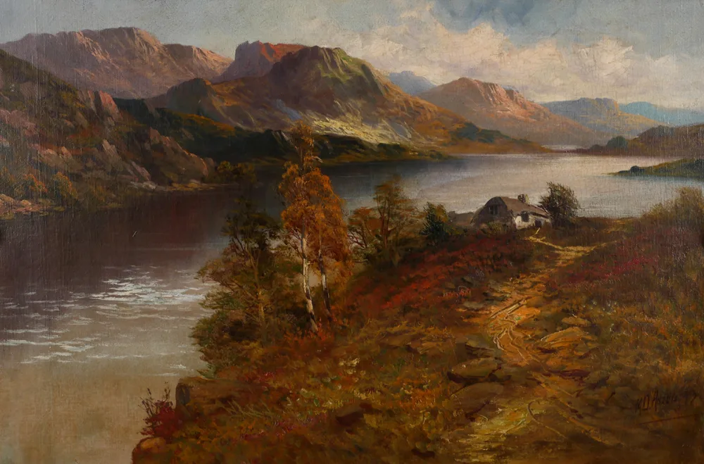 THE MIDDLE LAKE, KILLARNEY and THE UPPER LAKE, KILLARNEY (A PAIR) by Montgomery Ansell, oil on canvas; (2), sold Apr 2017