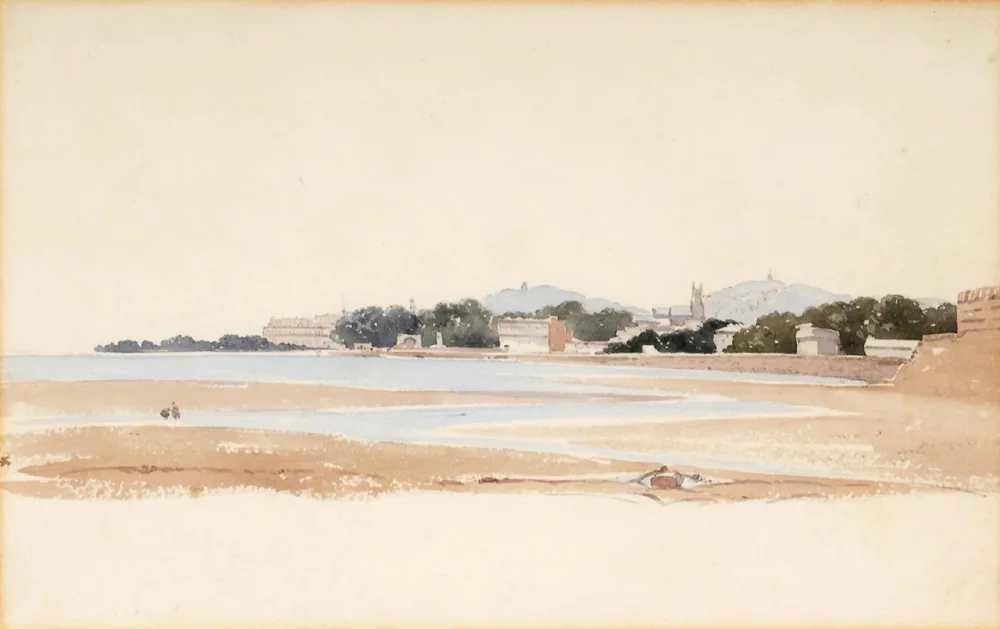 SEAPOINT, COUNTY DUBLIN by Philip Bedingfield, c. 1863, watercolour, offered Apr 2017