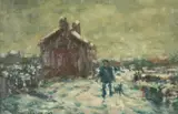 William Mason, SNOW IN A COUNTRY LANE
