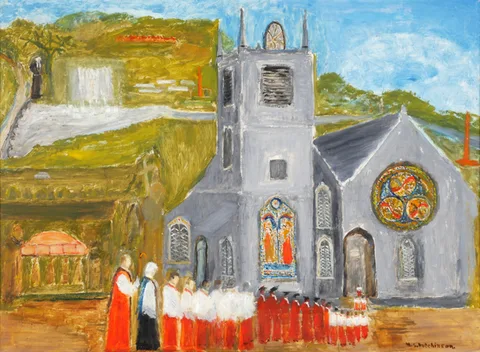 CLONCOLMAC by M.S. Hutchinson, oil on board, offered Dec 2016