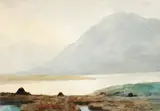 Douglas Alexander, LAKE WITH MOUNTAINS IN THE DISTANCE