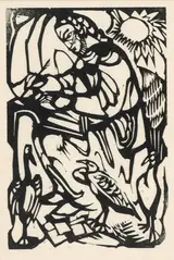Elizabeth Rivers, SEARCHING FOR THE STAR and MONK WITH THREE BIRDS (A PAIR)