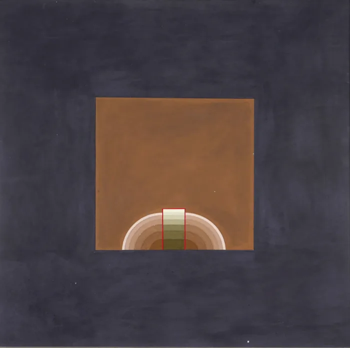 John Middleton, UNTITLED, gouache on panel