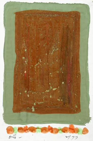 UNTITLED by Tony O'Malley, 1977, gouache on paper, sold Dec 2016