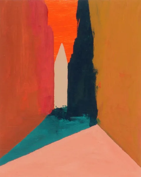SANTA IGLESIA CATEDRAL by Tom Climent, oil on panel, sold Dec 2016