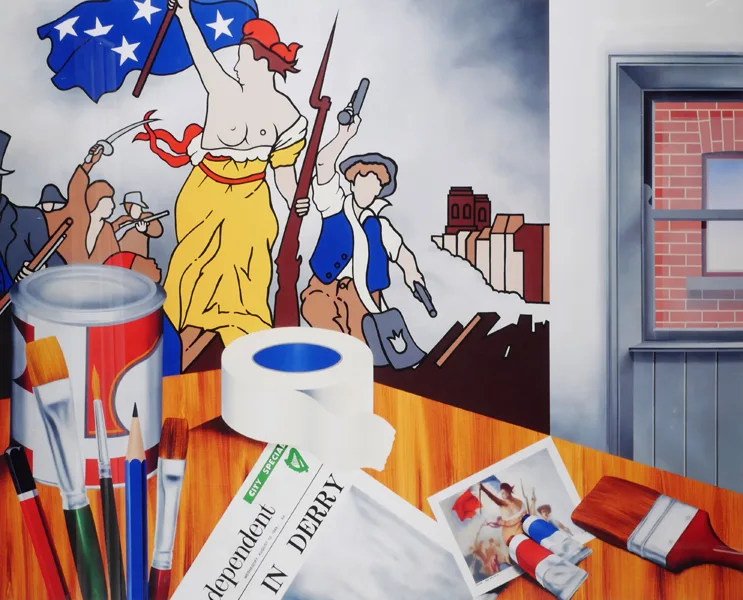 Robert Ballagh, MY STUDIO, 1969, giclee print on wove paper (artist's proof)