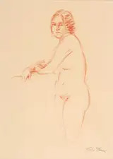 Stella Steyn, STANDING NUDE