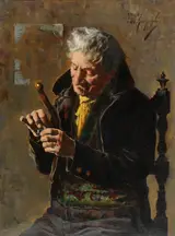 Eugenio Zampighi, ELDERLY MAN WITH SNUFF BOX