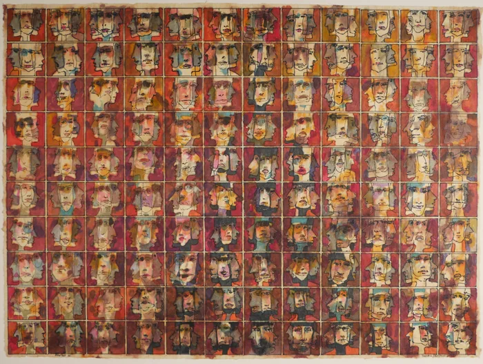 LOOK-OUT by Charles Harper, 1980, ink and watercolour; (unframed), sold Oct 2016