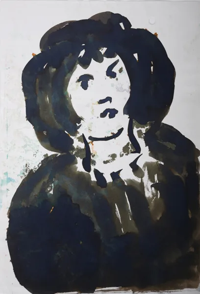 WOMAN by Stella Steyn, watercolour, sold Oct 2016