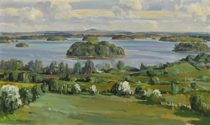LOUGH KEY, COUNTY ROSCOMMON by Robert Taylor Carson, oil on canvas, offered Oct 2016