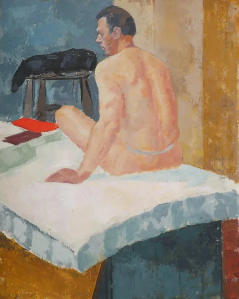 Marjorie Doreen Penson, FIGURE STUDIES AND PORTRAITS (SET OF FOUR), oil on board; (all unframed)