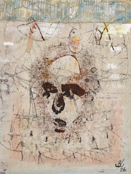 PIERROT by John Kingerlee, 1986, oil on canvas, offered Oct 2016