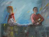 Veronica Bolay, WATCHING THE STORM [CLARE ISLAND, MAYO]
