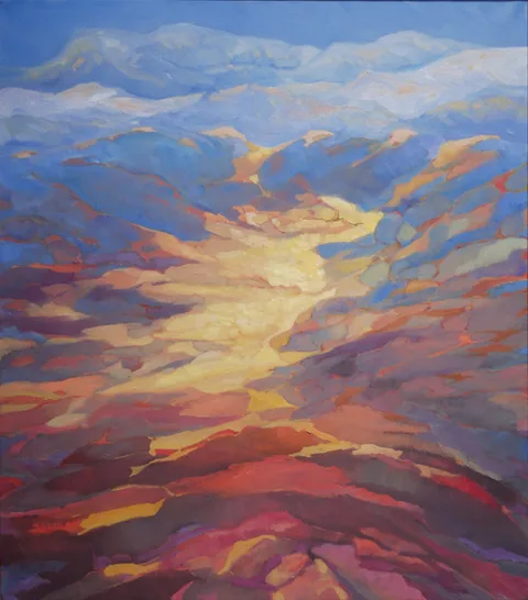 Paddy Lennon, UNTITLED [SUNSET], oil on canvas