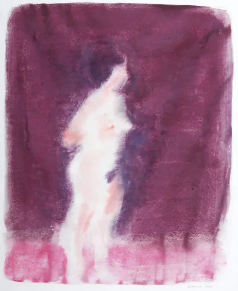 NUDE by Neil Shawcross, 1984, watercolour with acrylic on paper, offered Oct 2016