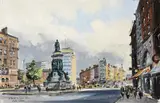 Colin Gibson, O'CONNELL STREET BRIDGE, DUBLIN and TRINITY COLLEGE, DUBLIN (A PAIR)