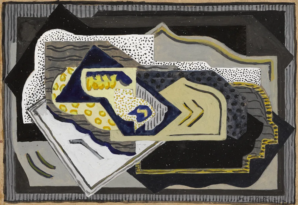 COMPOSITION by Mainie Jellett, 1924, gouache, sold Sep 2016