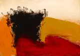 Seán McSweeney, YELLOW OCHRE AND DARK BROWN TREES