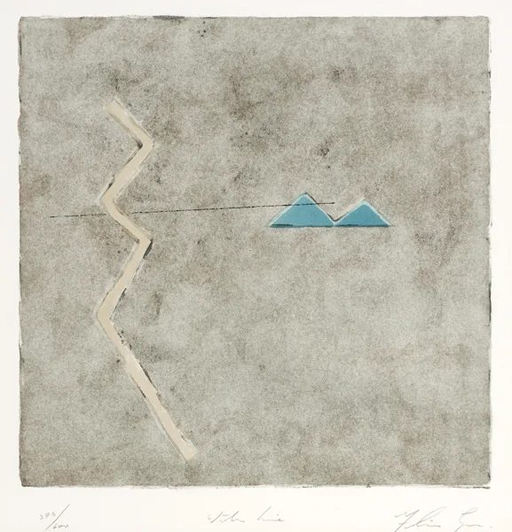 WATER LINE by Felim Egan, lithograph; (no. 375 from an edition of 600), sold Jul 2016