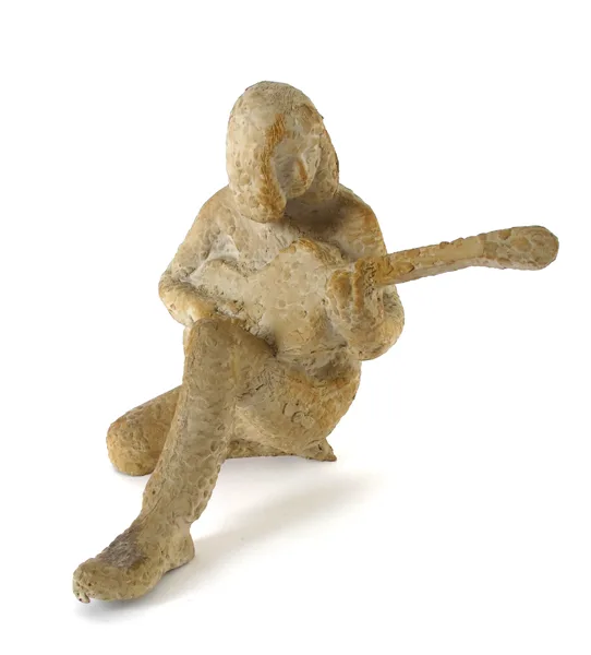 MUSICIAN by Robin Buick, resin, offered Jul 2016