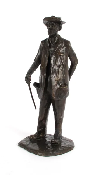 Paul Tallon, OLD MAN OF THE ROAD, 1983, bronze; (no. 6 from an edition of 12)
