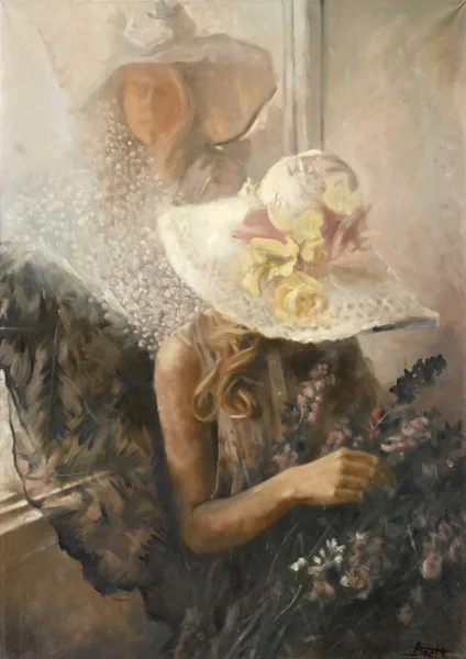 Michael Brett, HONOR, 1972, oil on canvas