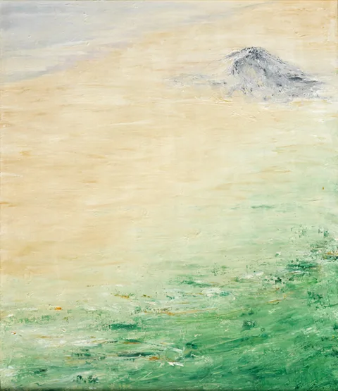 Geraldine Hone, WHITE STRAND, LOUISBURGH, COUNTY MAYO, 1992, oil on canvas