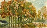 Tony O'Malley, AUTUMN, THE STILL, ENNISCORTHY, COUNTY WEXFORD