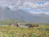 Estella Solomons, COTTAGES IN A LANDSCAPE