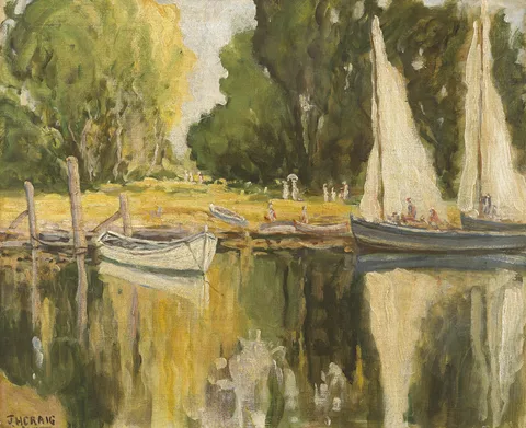 James Humbert Craig, SUMMER YACHTING, oil on canvas