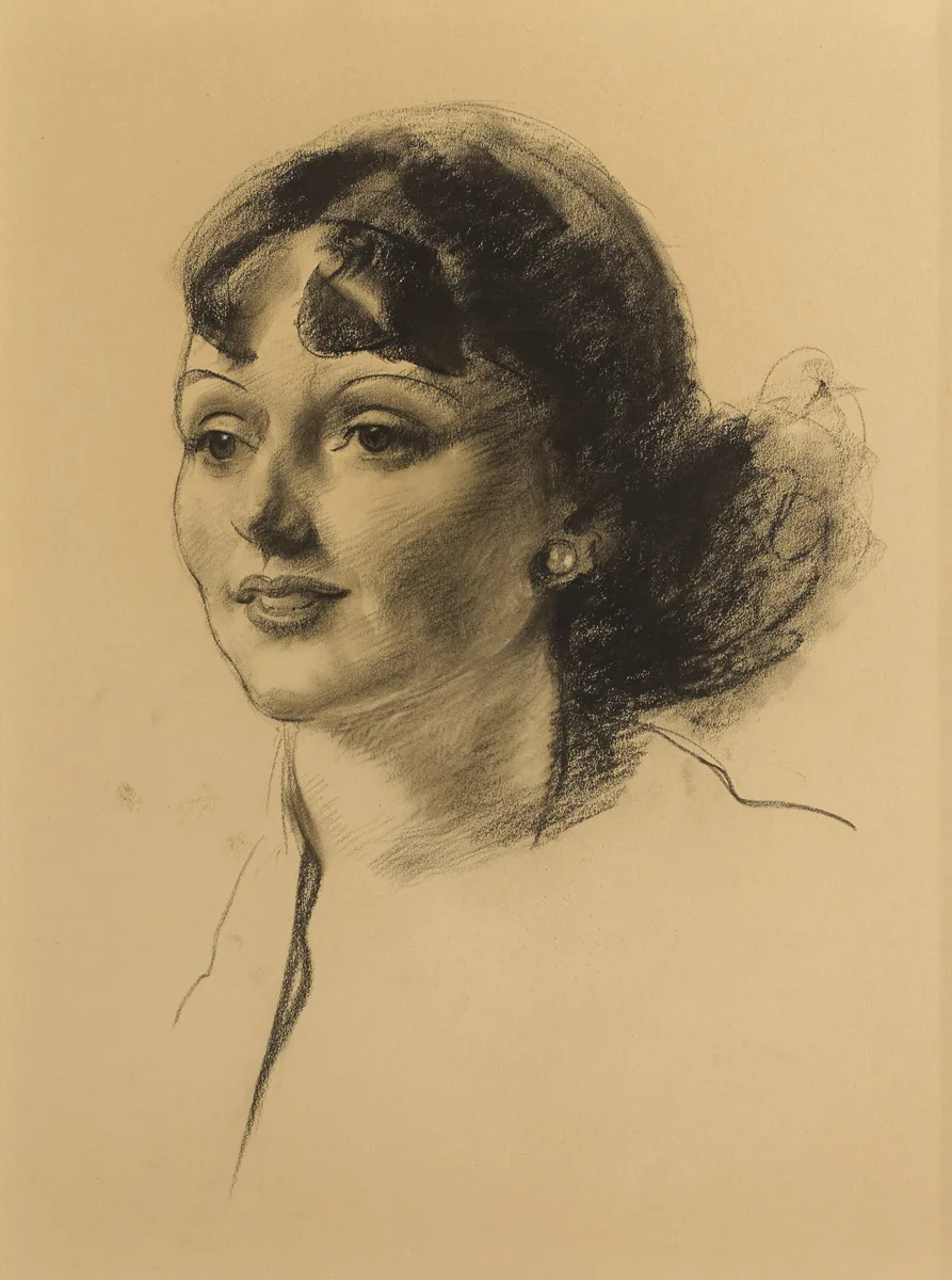 MADAME JAMMET by Seán O'Sullivan, pencil, sold Feb 2016