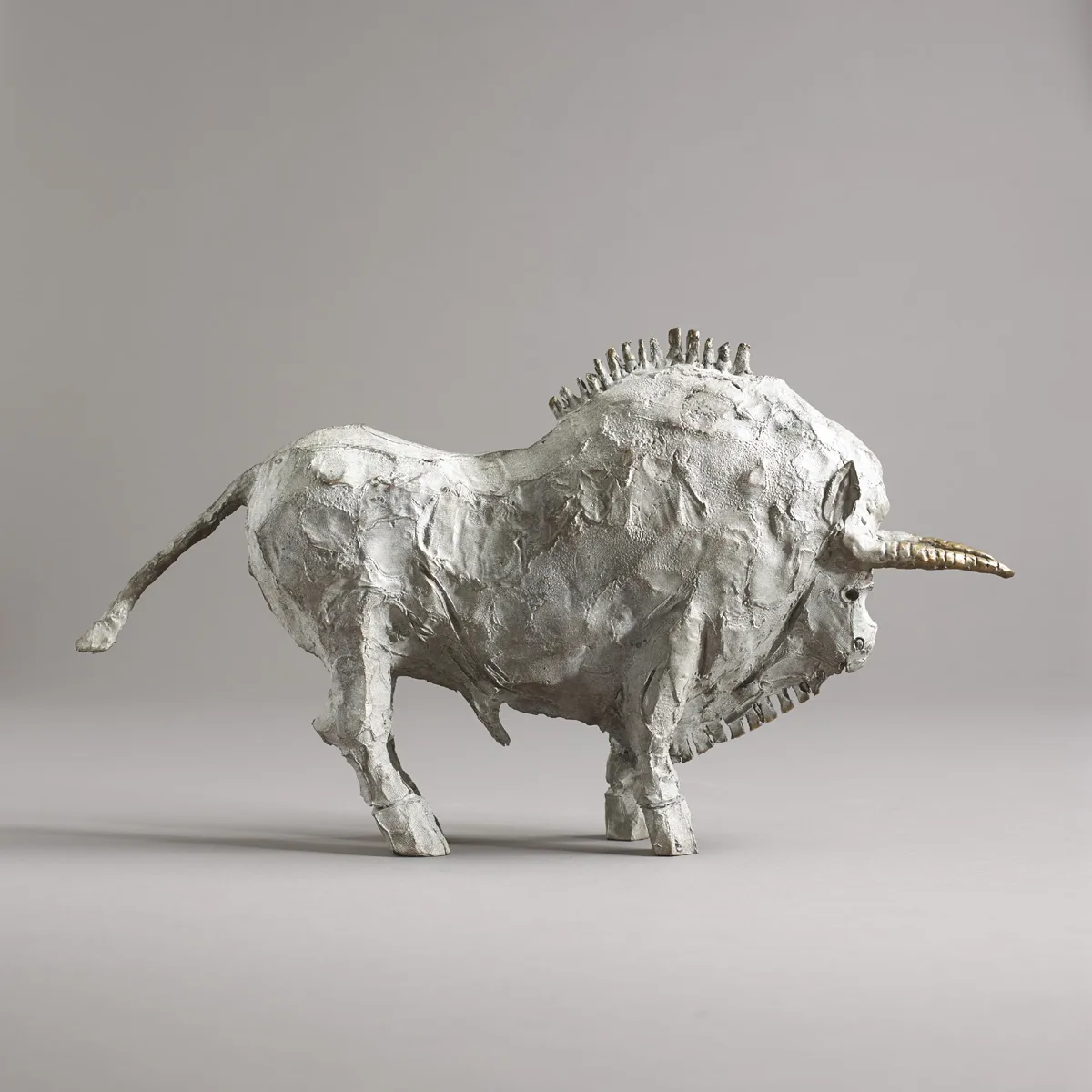 FIGHTING BULL by John Behan, 1998, bronze; (unique), sold Feb 2016