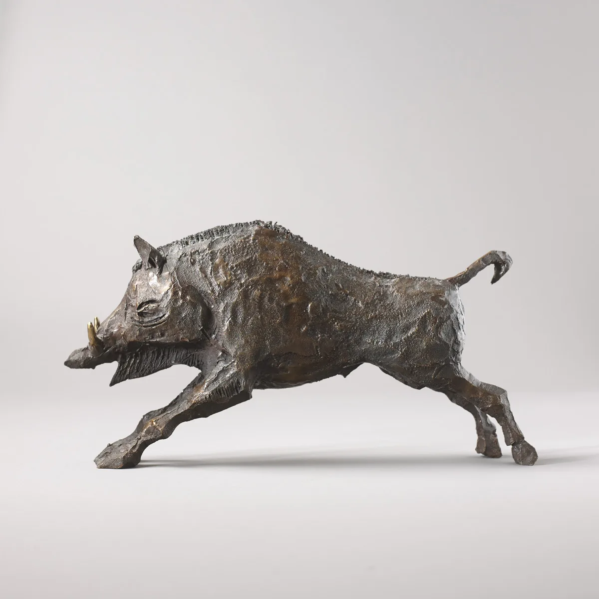 BOAR by John Behan, 1999, bronze; (unique), sold Feb 2016