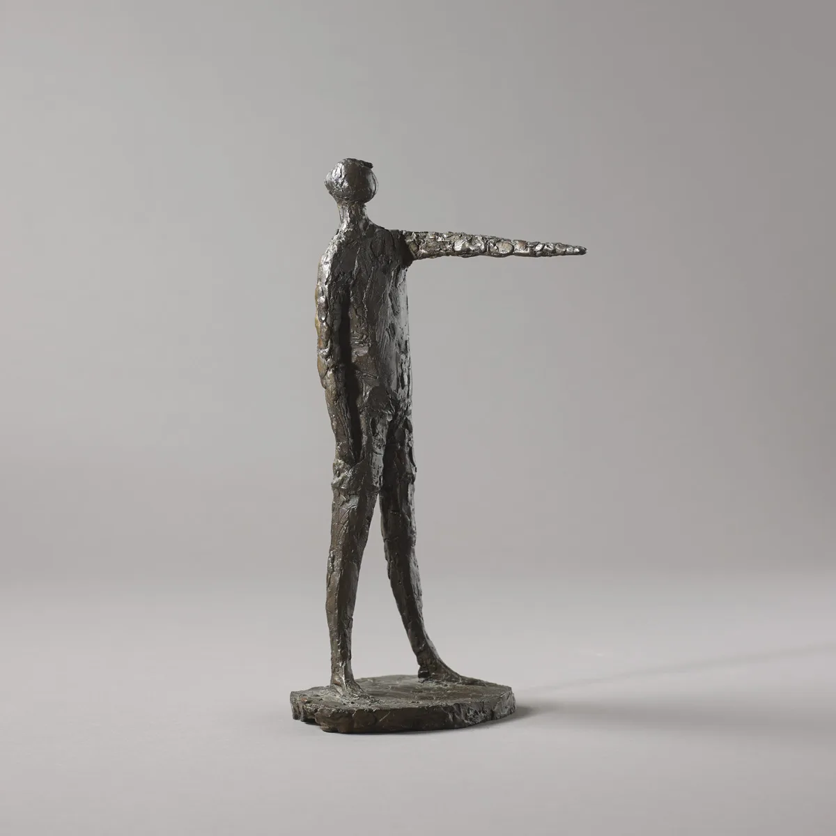 BOY STANDING by Melanie Le Brocquy, bronze; (no. 1 from an edition of 6), sold Feb 2016