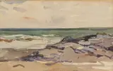 Nathaniel Hone, ROCKY HILLS, TWO TREES and SMOOTH ROCK BY THE SEA (A PAIR)