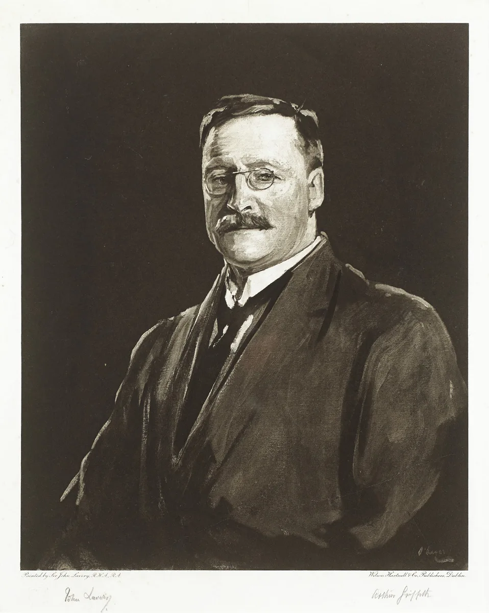 ARTHUR GRIFFITH by John Lavery, 1921, lithograph, offered Feb 2016