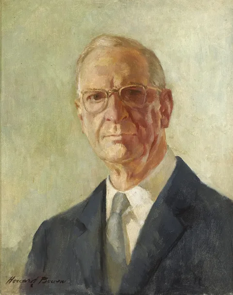 Howard Bowen, PORTRAIT OF ÉAMON DE VALERA, oil on canvas