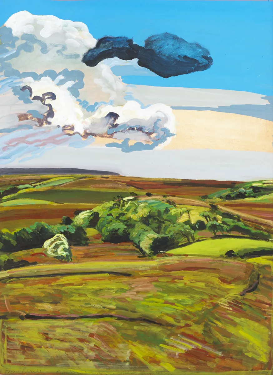 KNOCK-A-LOUGH, MID-SUMMER by Brian Bourke, 1977, oil on board, sold Feb 2016