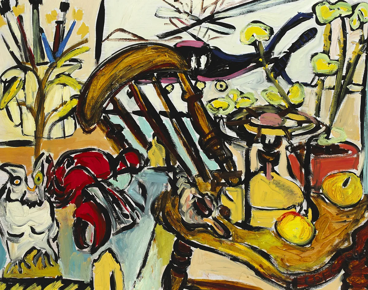 STILL LIFE by Elizabeth Cope, 2004, oil on board, sold Feb 2016