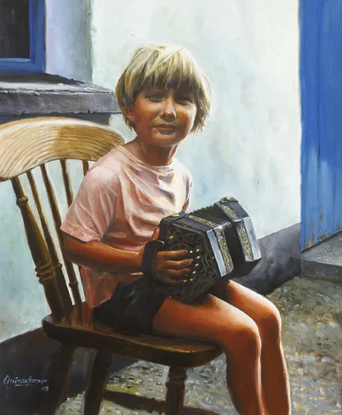 Flemming Christoffersen, THE FIRST TUNE, 2002, oil on canvas