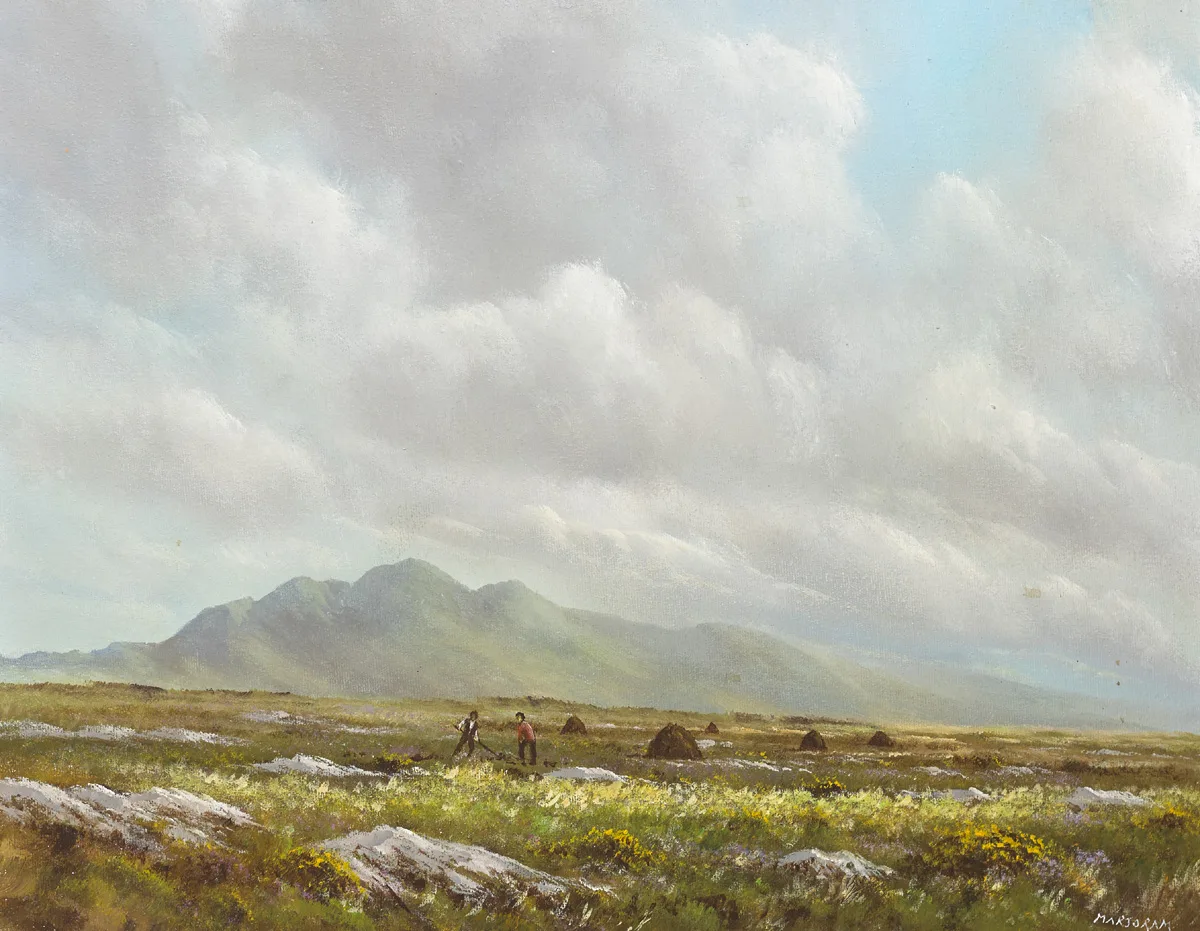 CONNEMARA by Gerry Marjoram, oil on canvas, sold Feb 2016