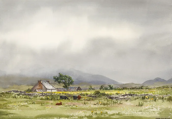BELOW MUCKISH, COUNTY DONEGAL by Frank Egginton, watercolour, sold Nov 2015