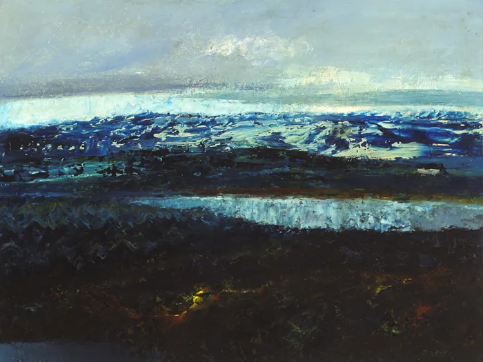 Daniel O'Neill, BOG POOL, c.1966, oil on board